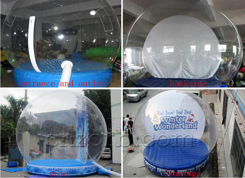 Inflatable Snow Globe Details